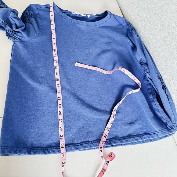 Soft Surroundings blue sweater size L - Picture 6 of 7